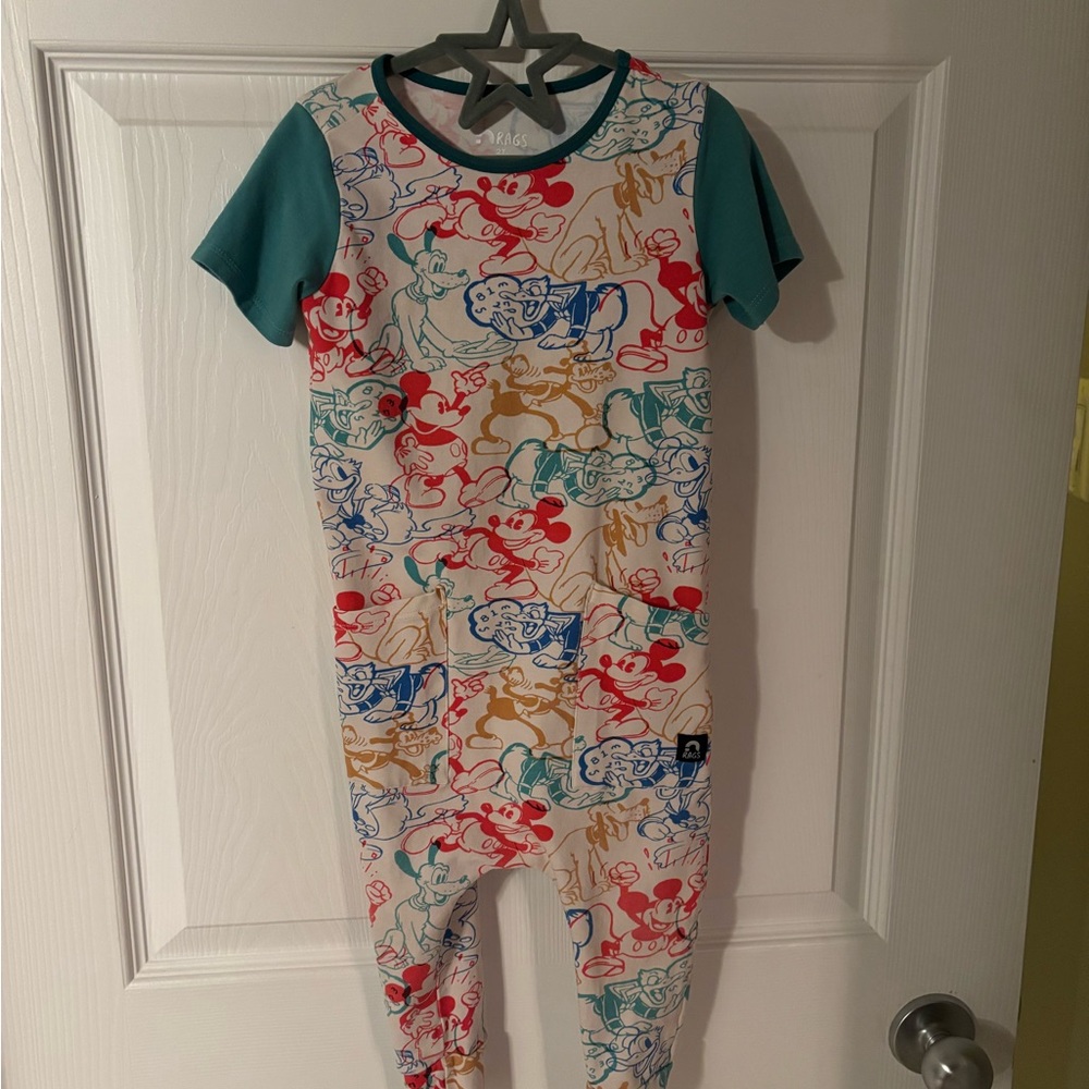 Disney Kids One Piece - Mickey Mouse in Red, Blue, and Yellow